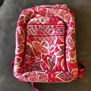 Vera Bradley paisley print laptop backpack